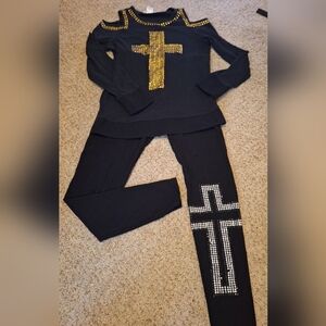 K jordan leggings set